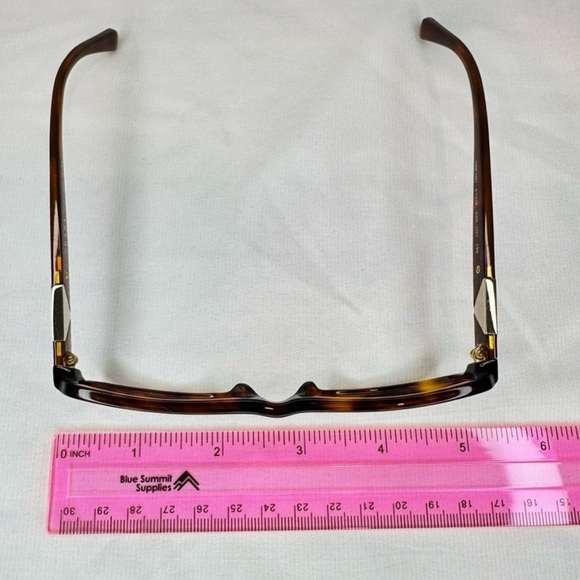 Authentic Prada tortoise shell Rectangular Glasses Glossy Finish (no lenses) - Picture 9 of 9